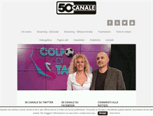 Tablet Screenshot of 50canale.tv